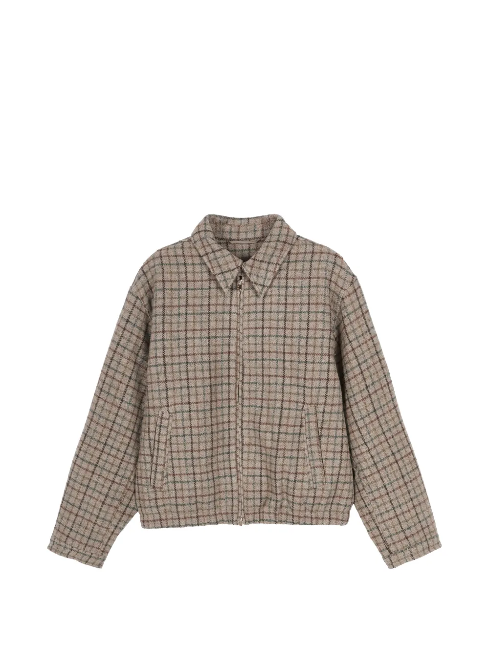 JNBY check wool jacket