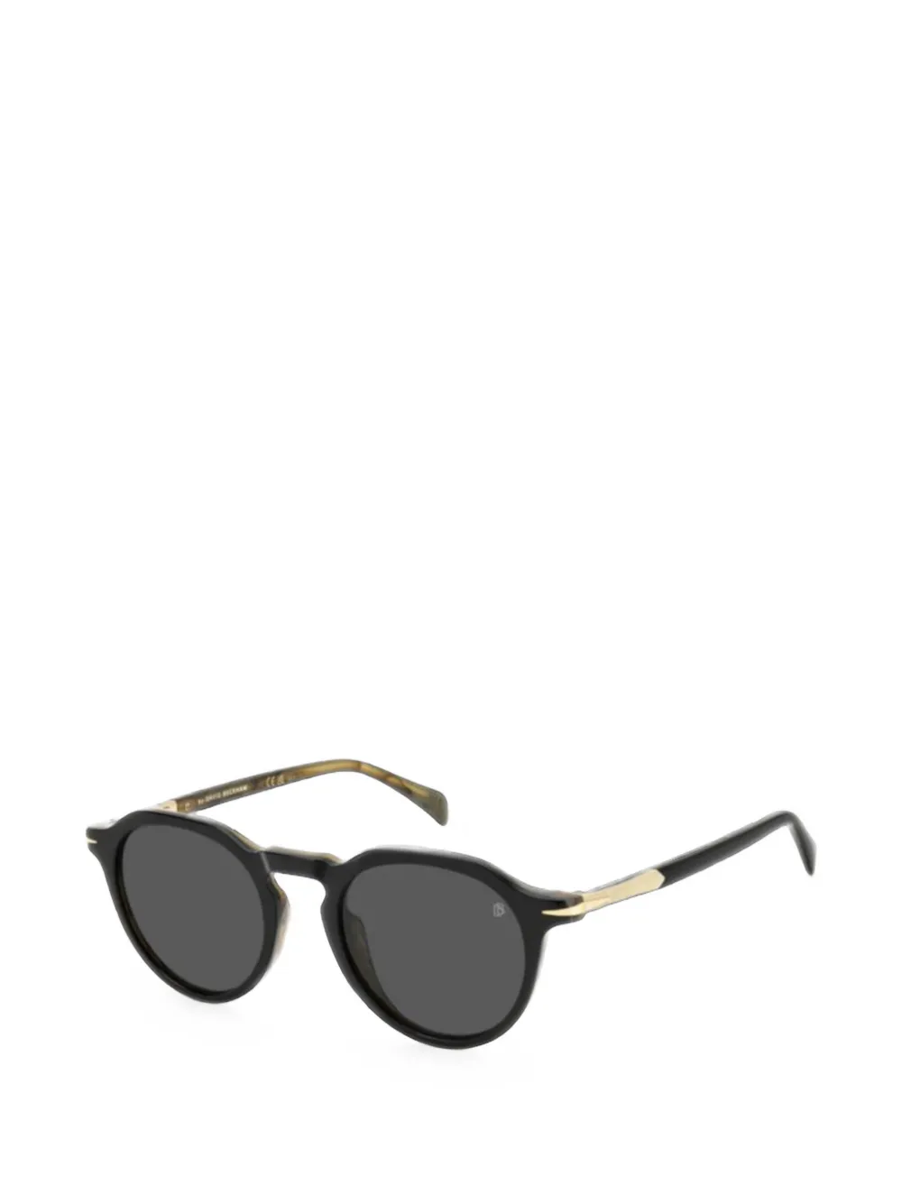 Eyewear by David Beckham Zonnebril met geometrisch montuur Goud