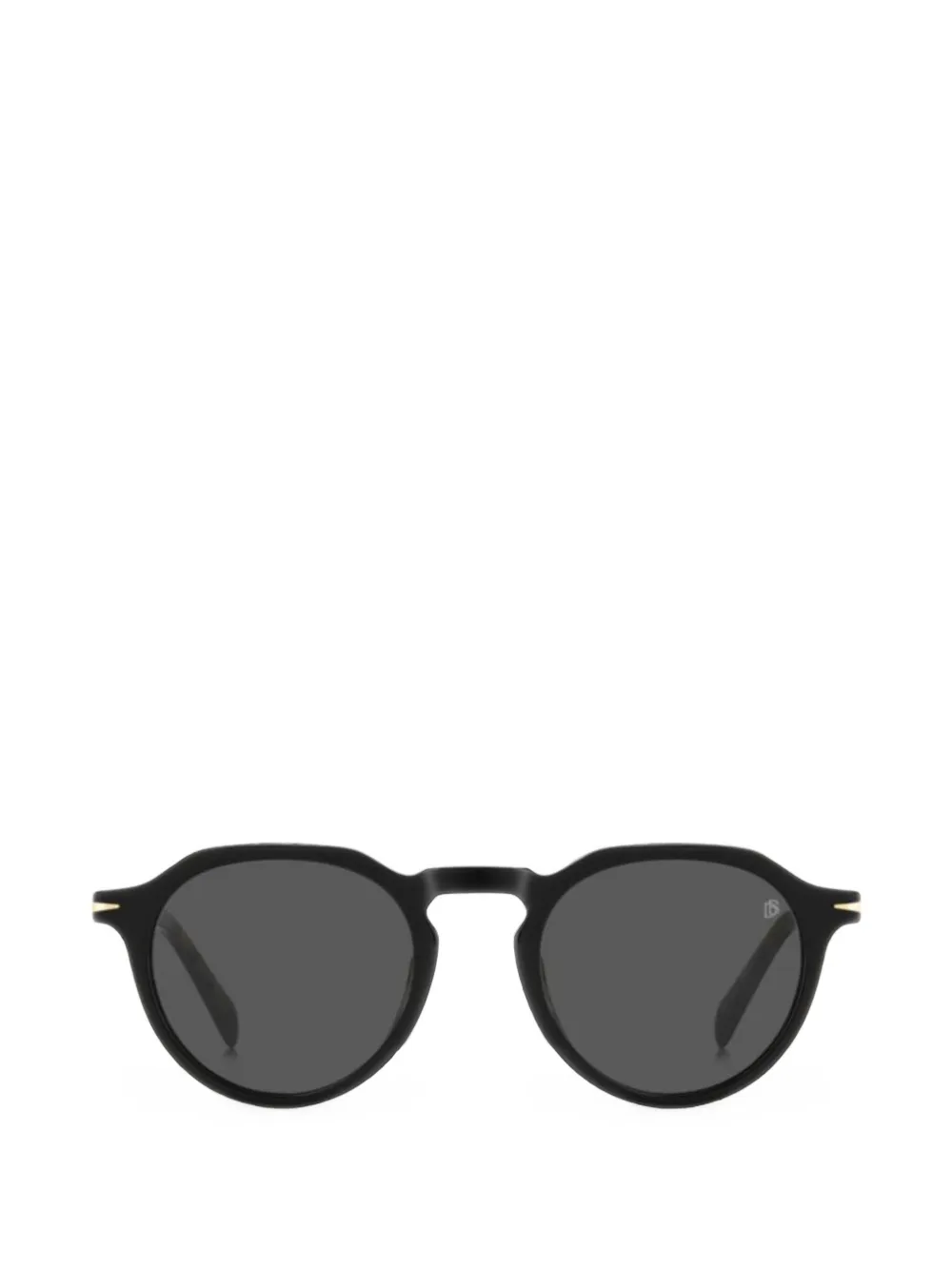 Eyewear by David Beckham Sonnenbrille mit geometrischem Gestell - Gold