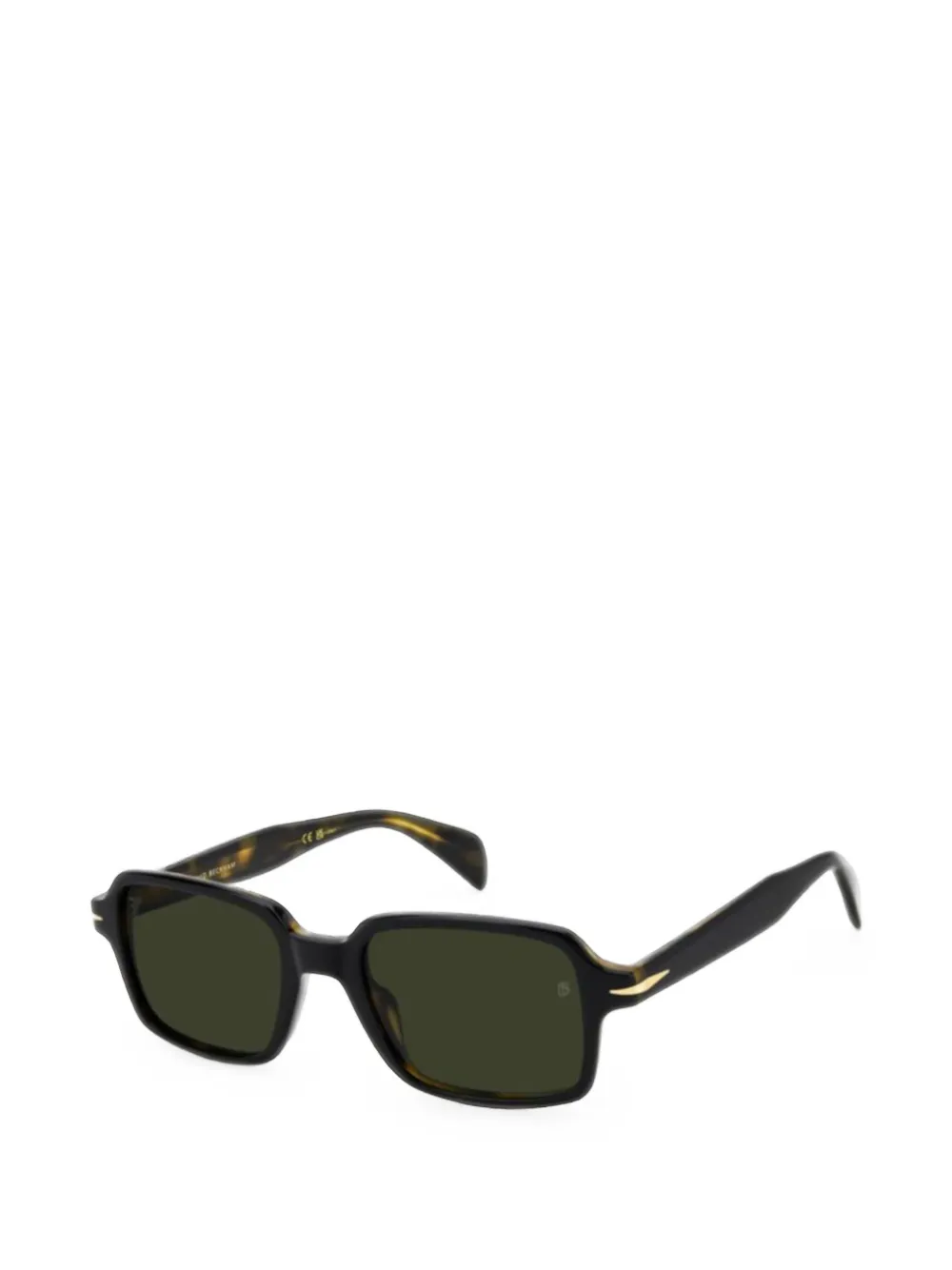 Eyewear by David Beckham Zonnebril met rechthoekig montuur Zwart