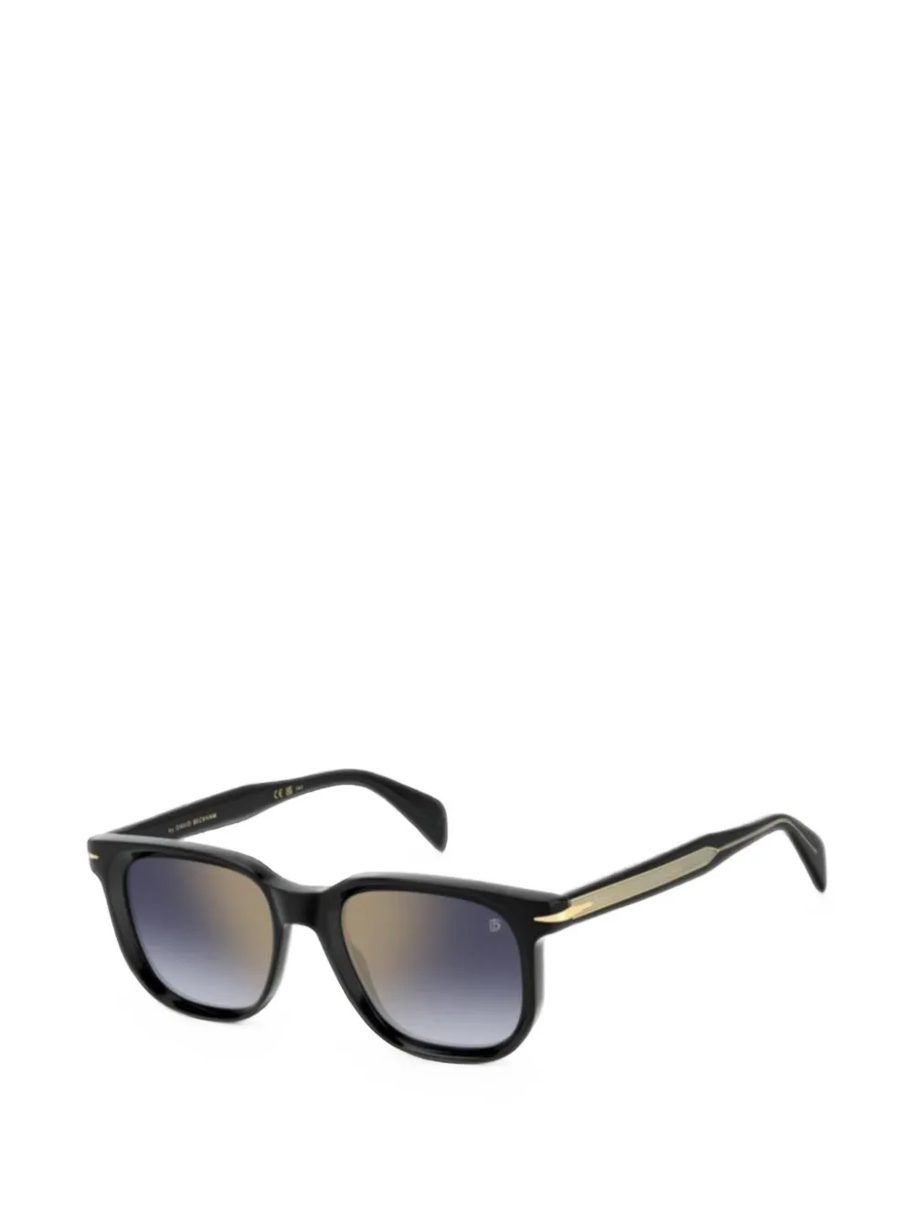 Eyewear by David Beckham Zonnebril met vierkant montuur Zwart