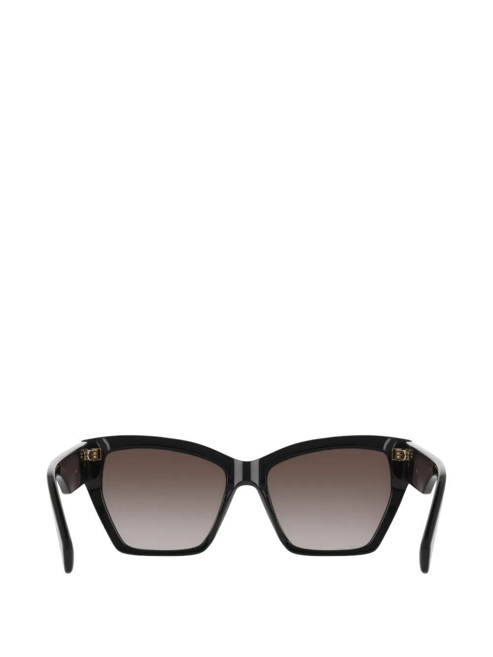LIU JO logo-plaque cat-eye sunglasses Zwart