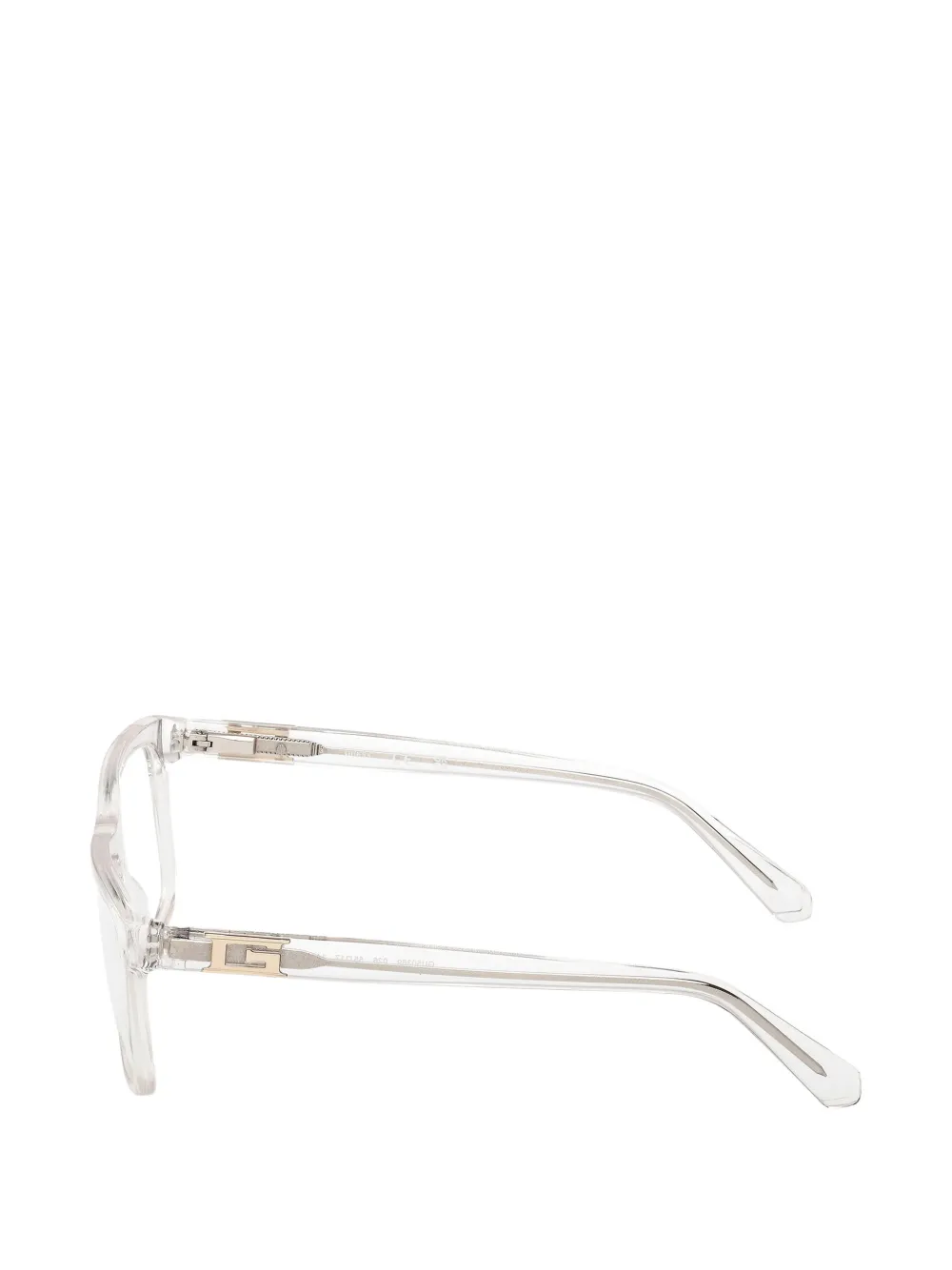 GUESS EYEWEAR Bril met rechthoekig montuur Wit