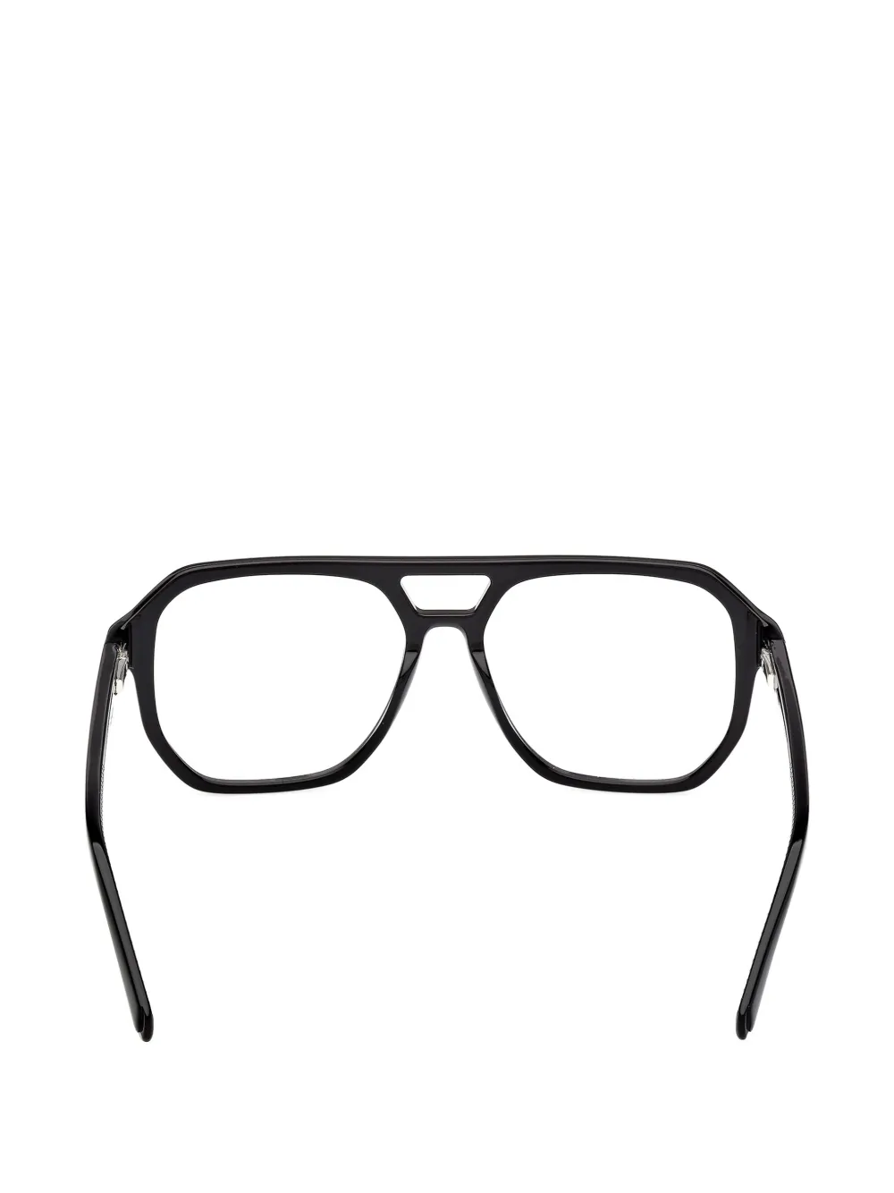 GUESS EYEWEAR Bril met geometrisch montuur Zwart