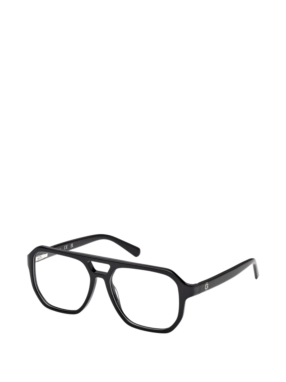GUESS EYEWEAR Bril met geometrisch montuur Zwart