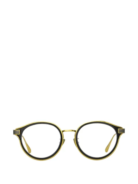 Linda Farrow Anthony 22K gold round-frame glasses