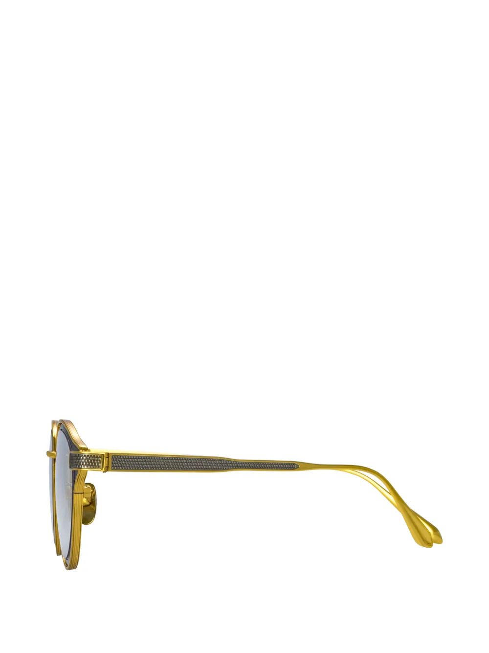 Linda Farrow Anthony 22kt gouden bril met rond montuur