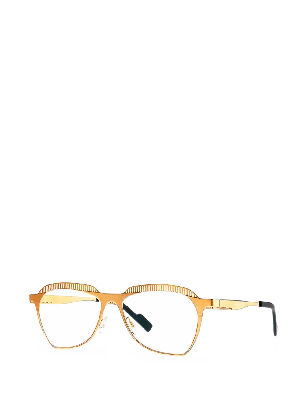Theo Eyewear lunettes de vue Tip 903 à monture géométrique - Or Theo Eyewear lunettes de vue Tip 903 à monture géométrique - Or