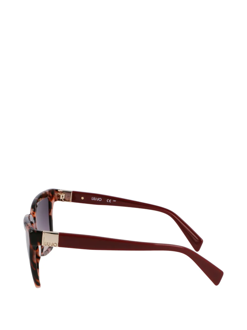 LIU JO tortoiseshell-effect square-frame sunglasses Bruin