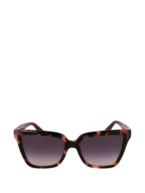 LIU JO tortoiseshell-effect square-frame sunglasses