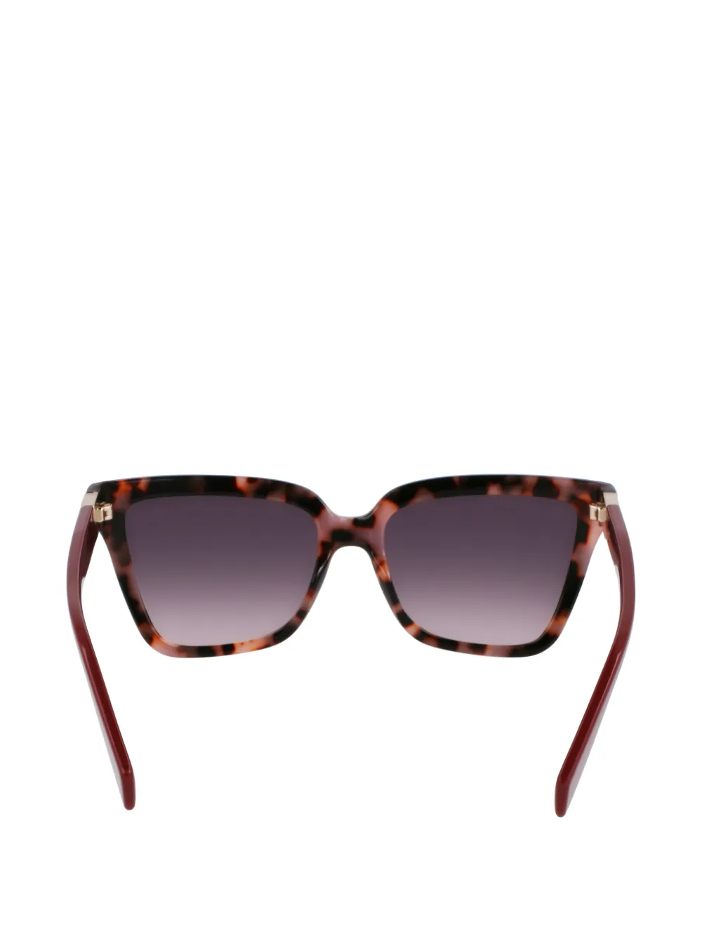 LIU JO tortoiseshell-effect square-frame sunglasses Bruin