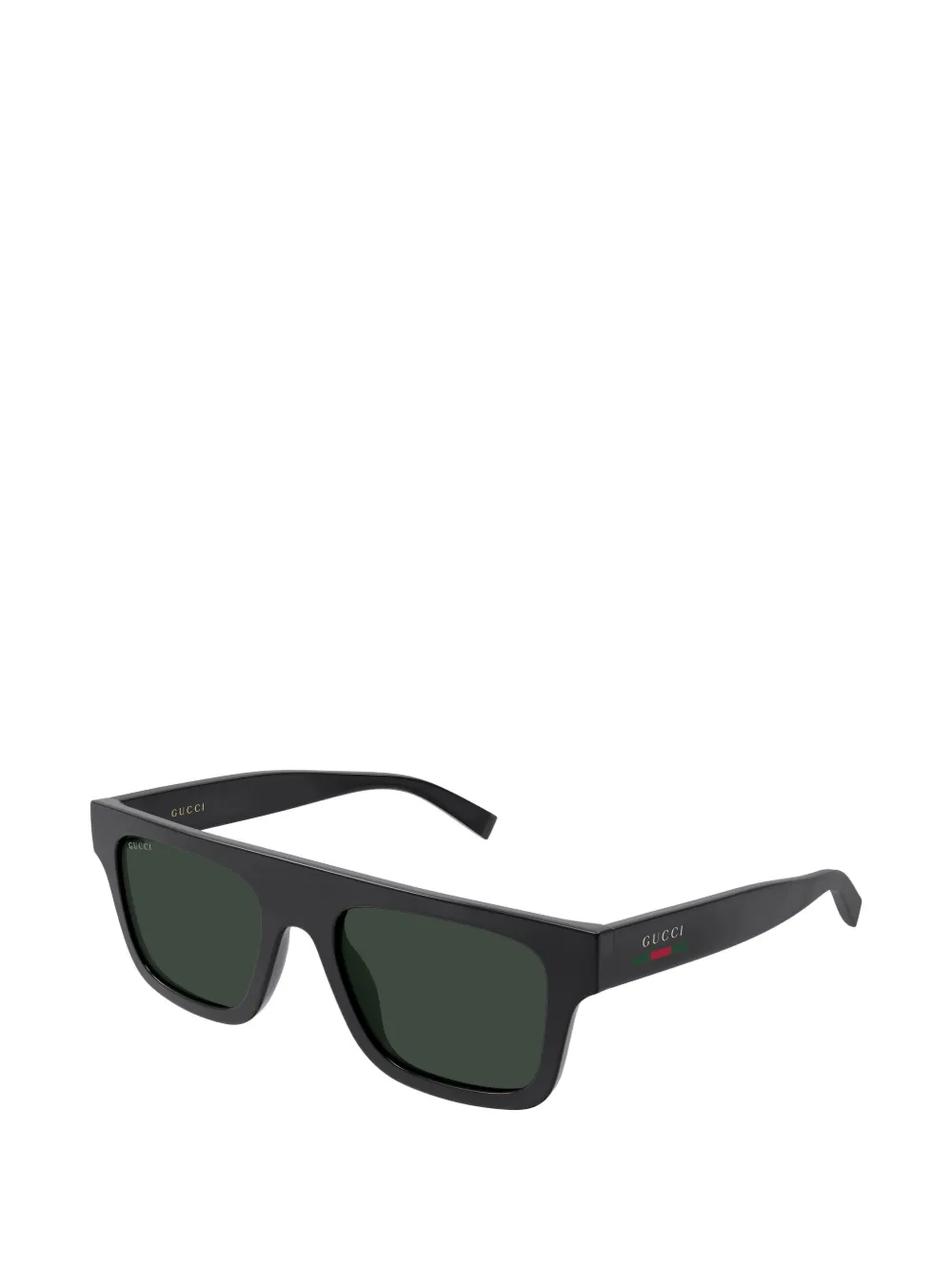 Gucci Eyewear Zonnebril met vierkant montuur Zwart