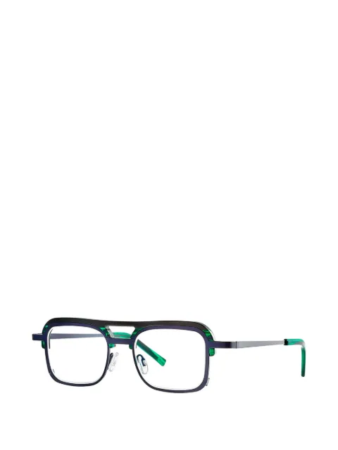 Theo Eyewear Mint Matcha 18 square-frame glasses