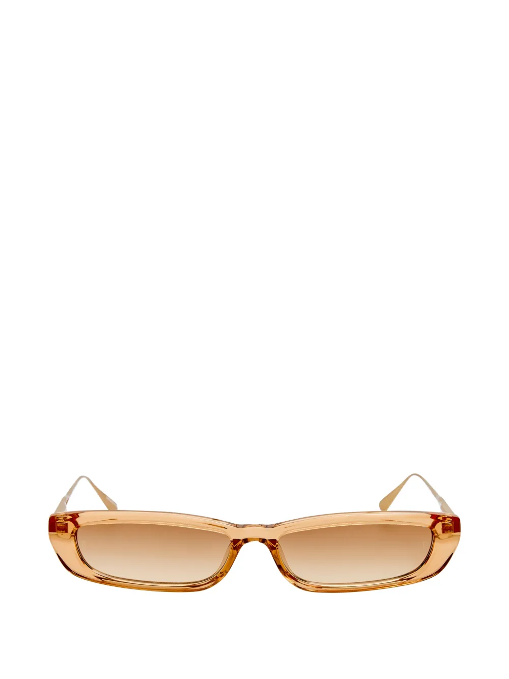 Linda Farrow Darya rectangle-frame sunglasses Bruin