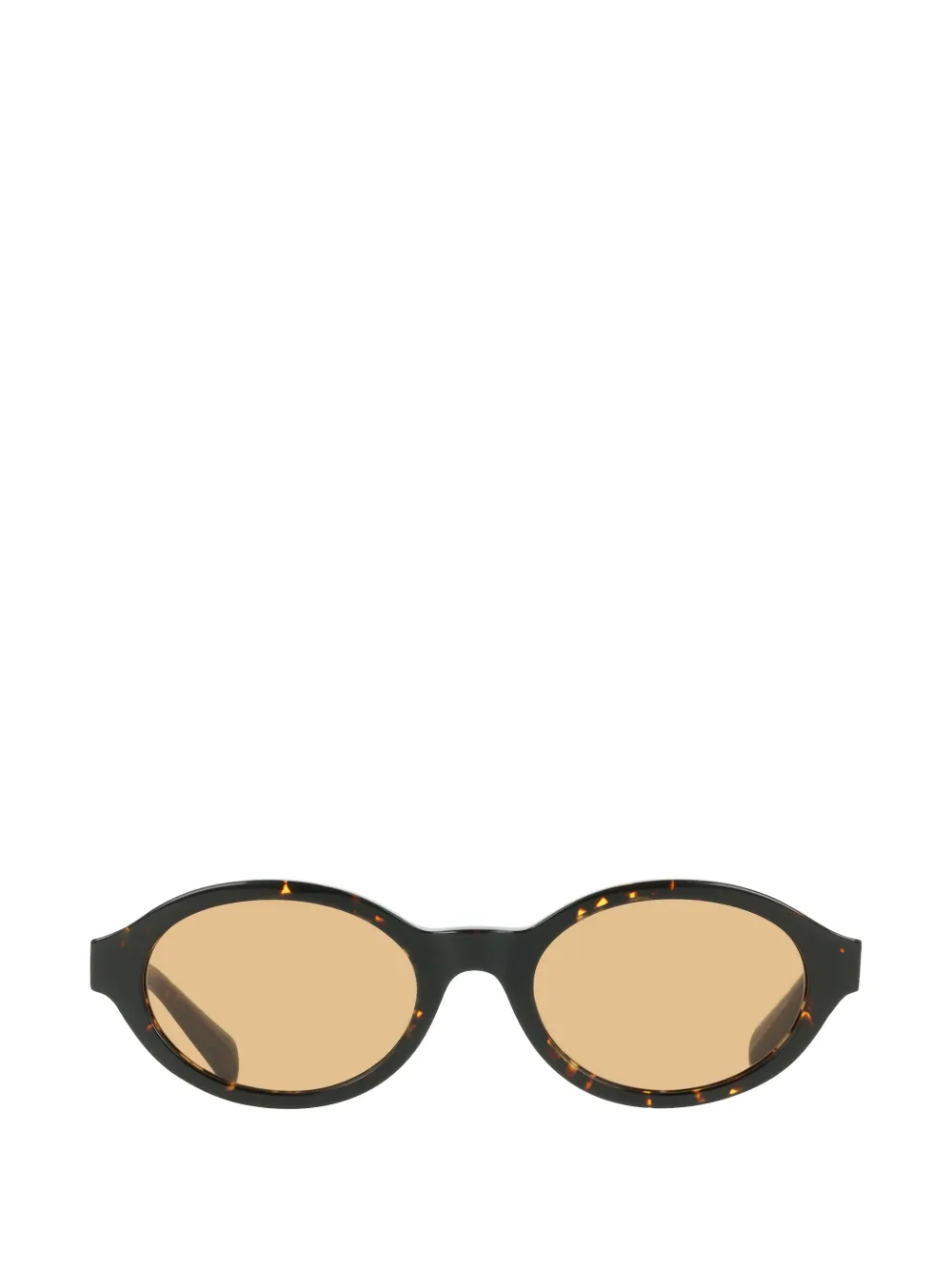 LIU JO tortoiseshell-effect oval-frame sunglasses Bruin