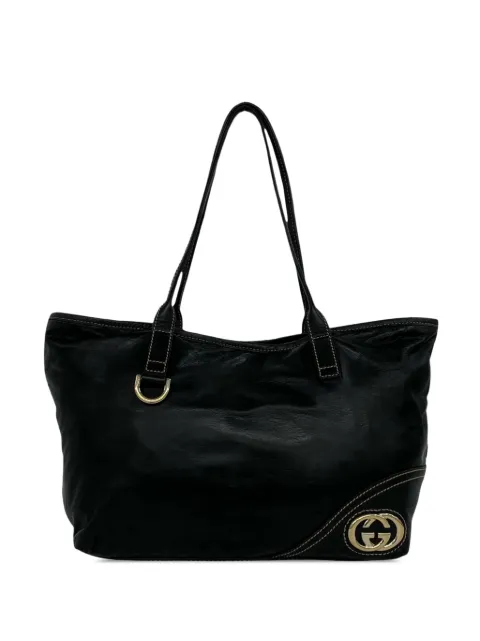 Gucci Pre-Owned 2000-2015 Leather New Britt tote bag