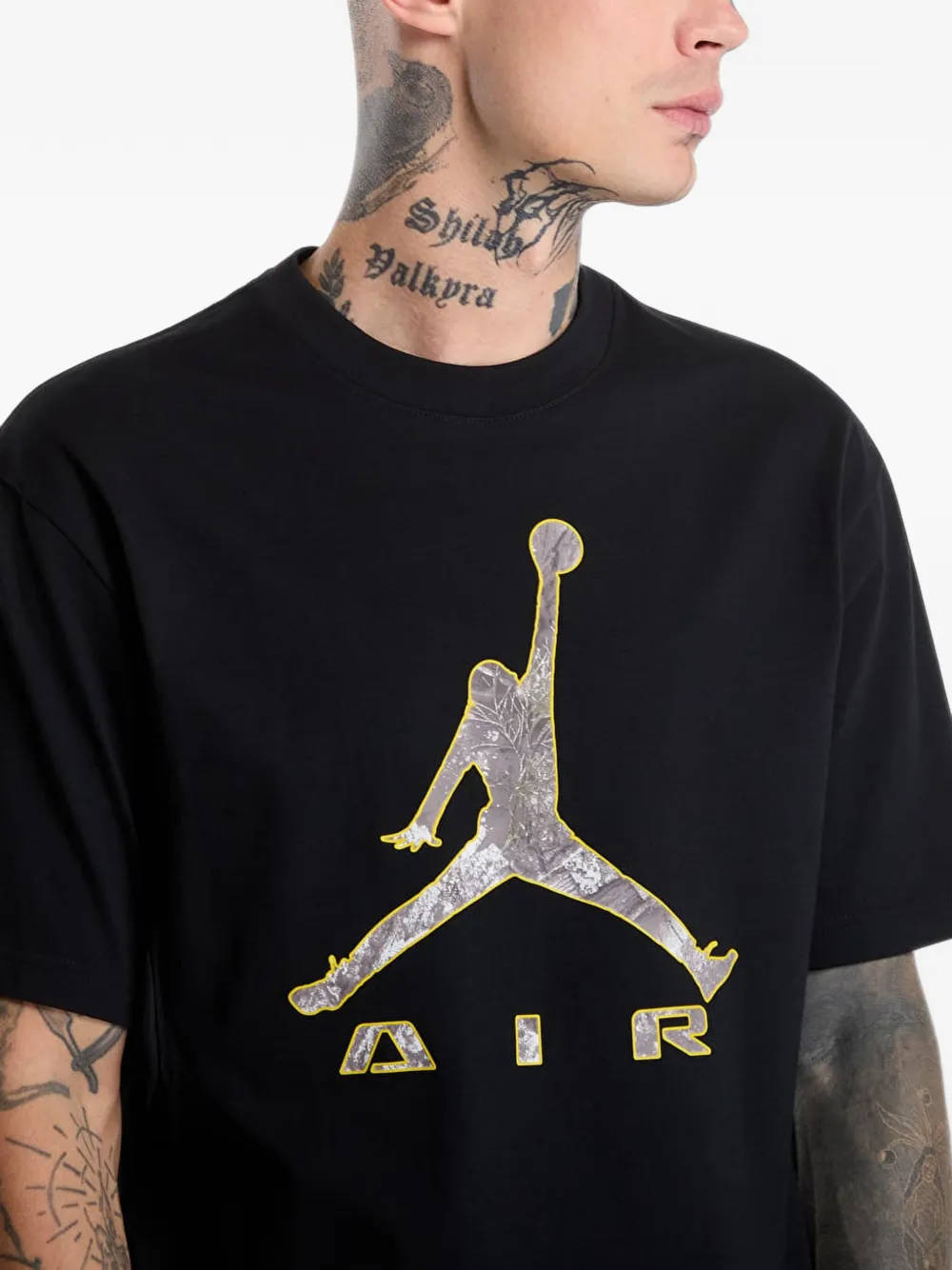 Jordan Jumpman Realtree T-shirt Zwart