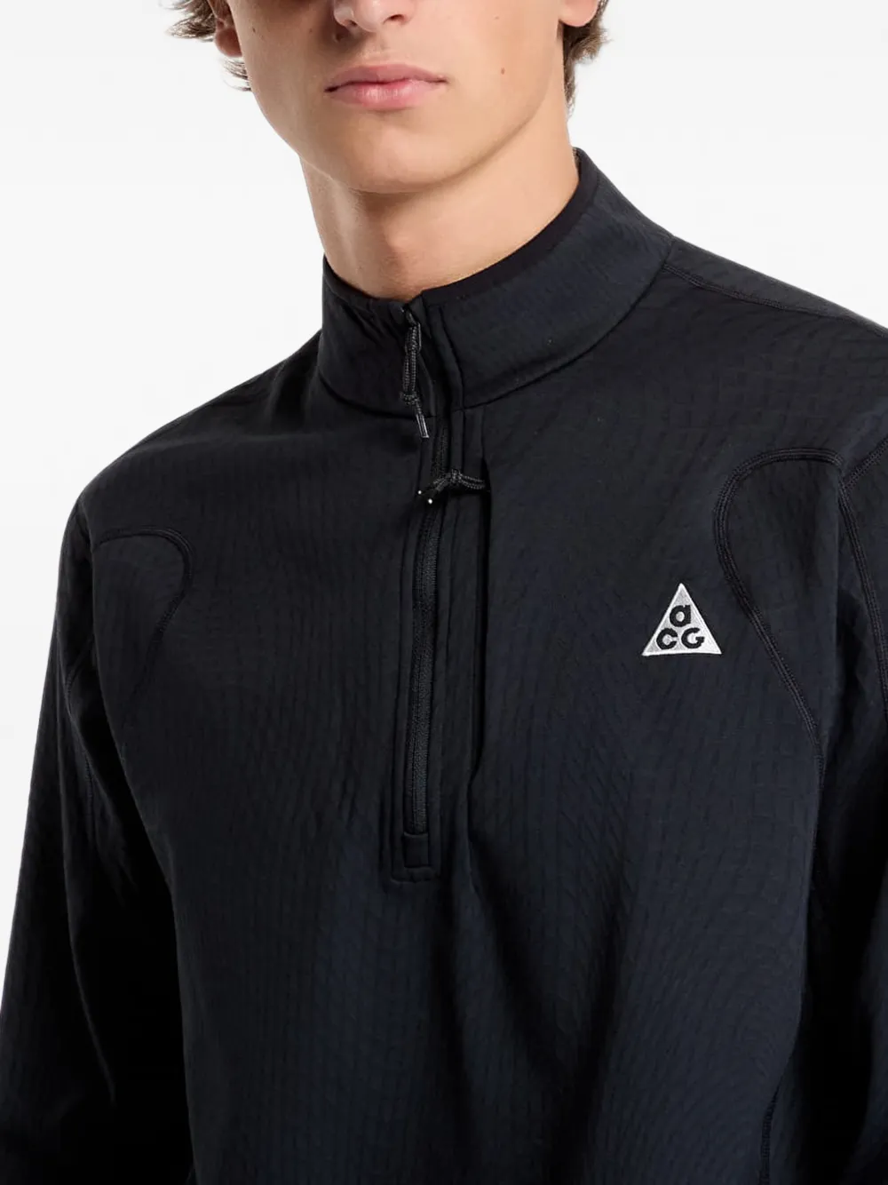 Nike ACG Wolf Grid sweater Zwart