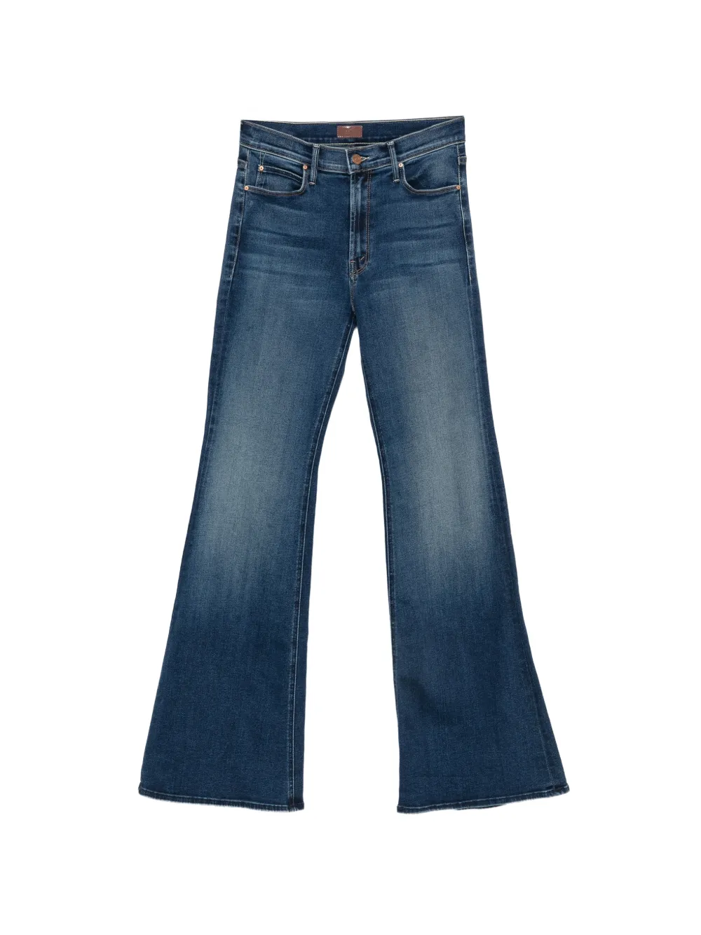 MOTHER The Doozy faded flared jeans - Blau