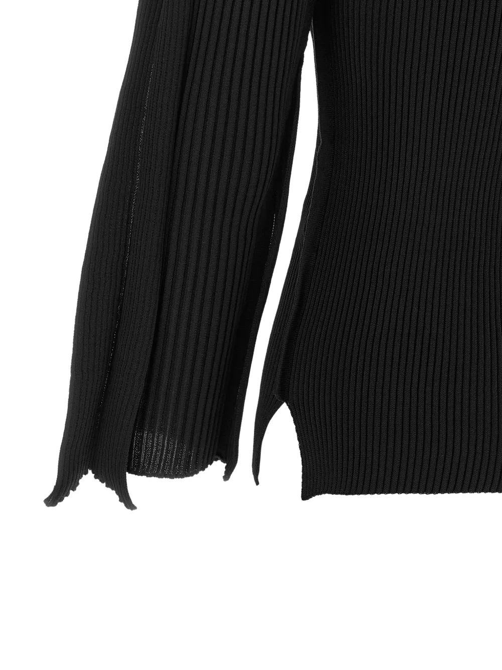 Issey Miyake Prance sculptural-draped sweater Zwart