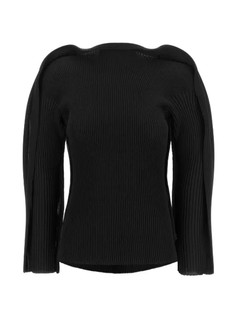 Issey Miyake Prance sculptural-draped sweater