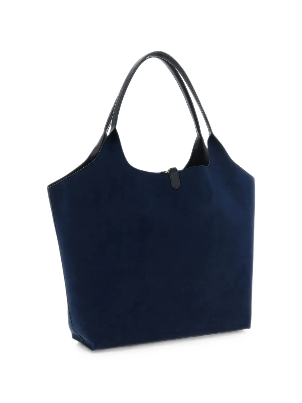 Stella McCartney Shopper met geperforeerd logo Blauw