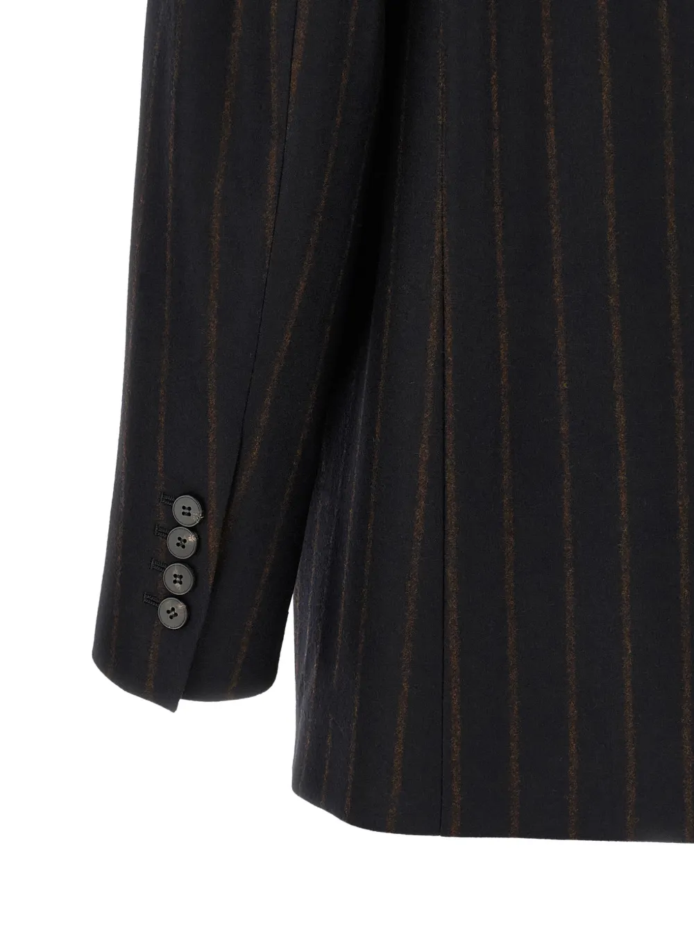 Alberto Biani Blazer met krijtstreep Zwart