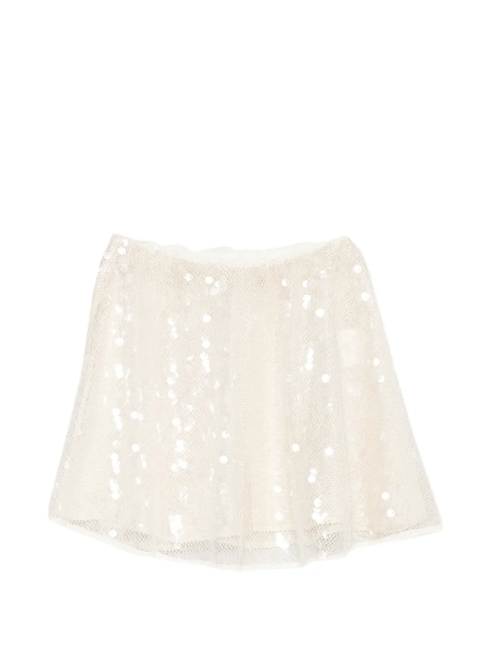 Stella McCartney Kids minijupe à sequins - Tons neutres