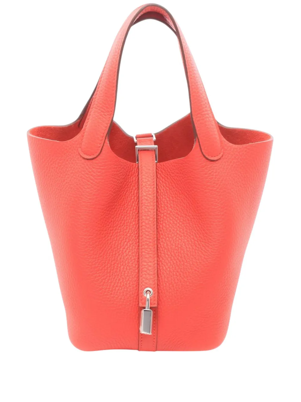 Hermès Pre-Owned 2026 Clemence Picotin Lock 18 handbag - Rosso