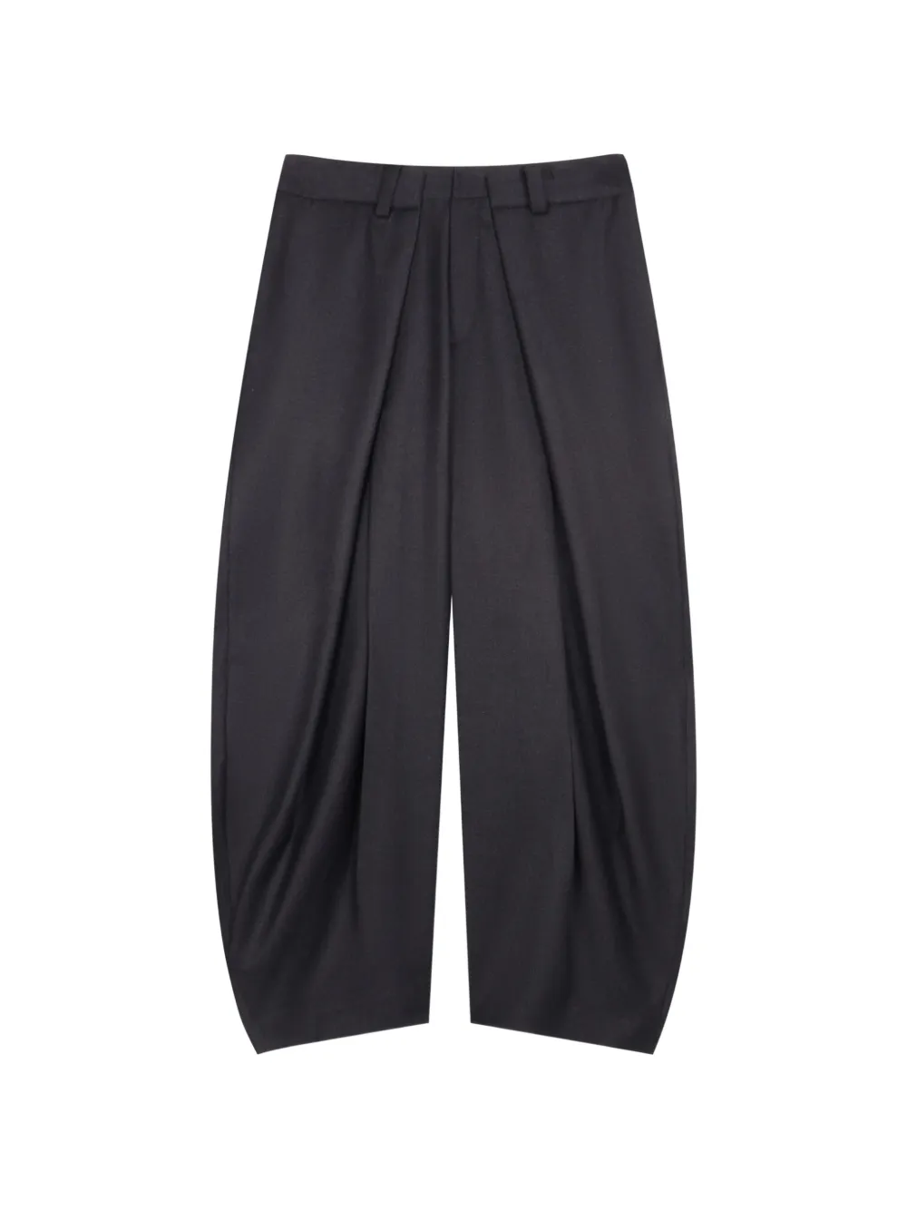 LESS Ruimvallende broek met barrelpijpen Grijs
