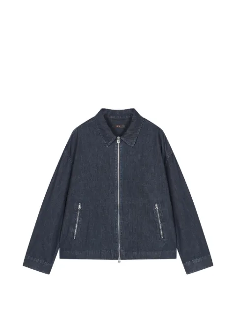CROQUIS zip-up denim jacket