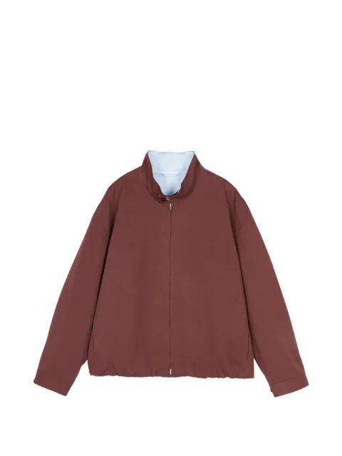 CROQUIS stand-collar relaxed-fit jacket