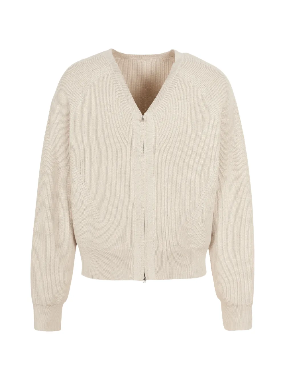 CROQUIS V-neck zip-up cardigan