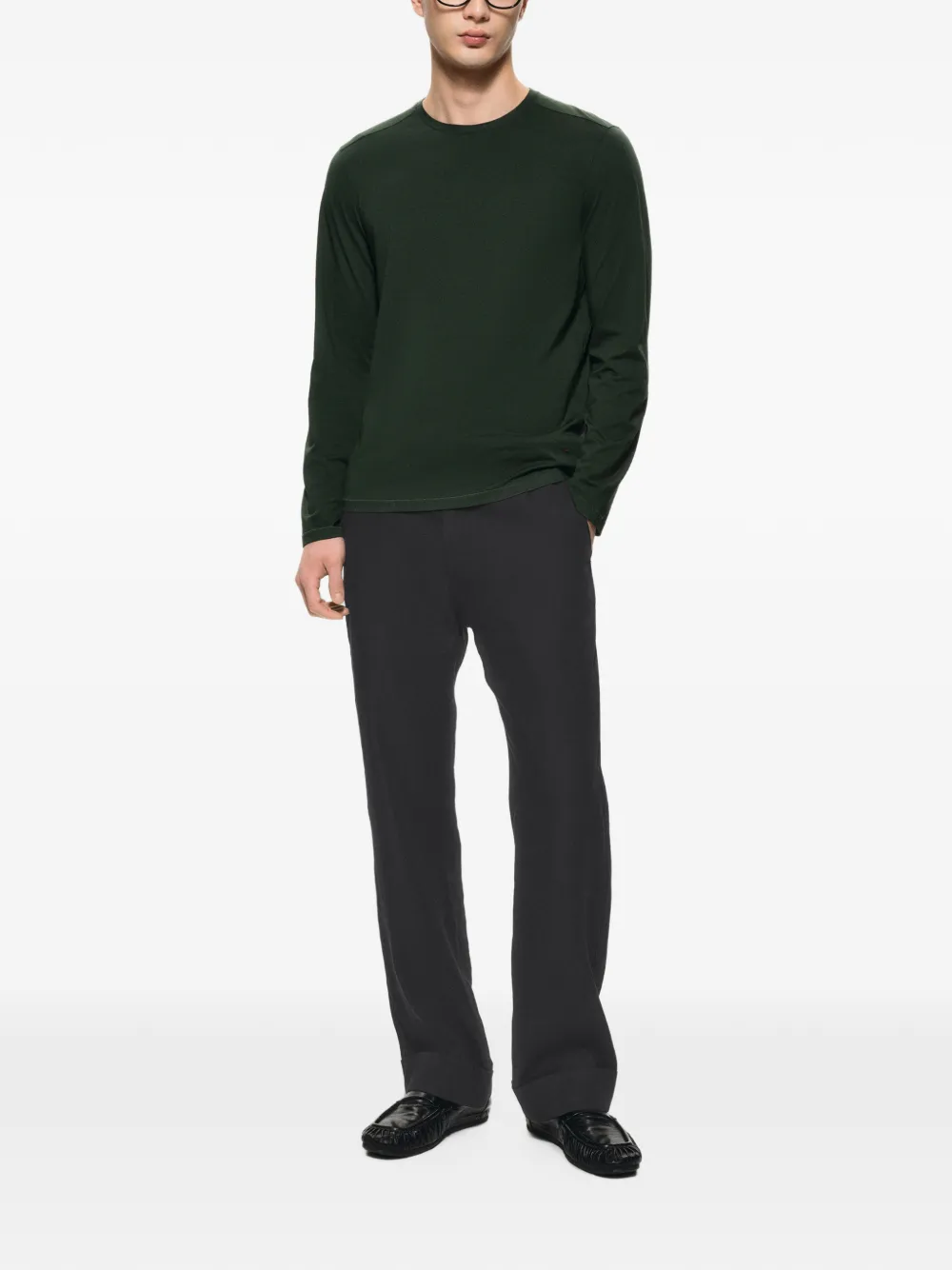 CROQUIS Straight broek Grijs