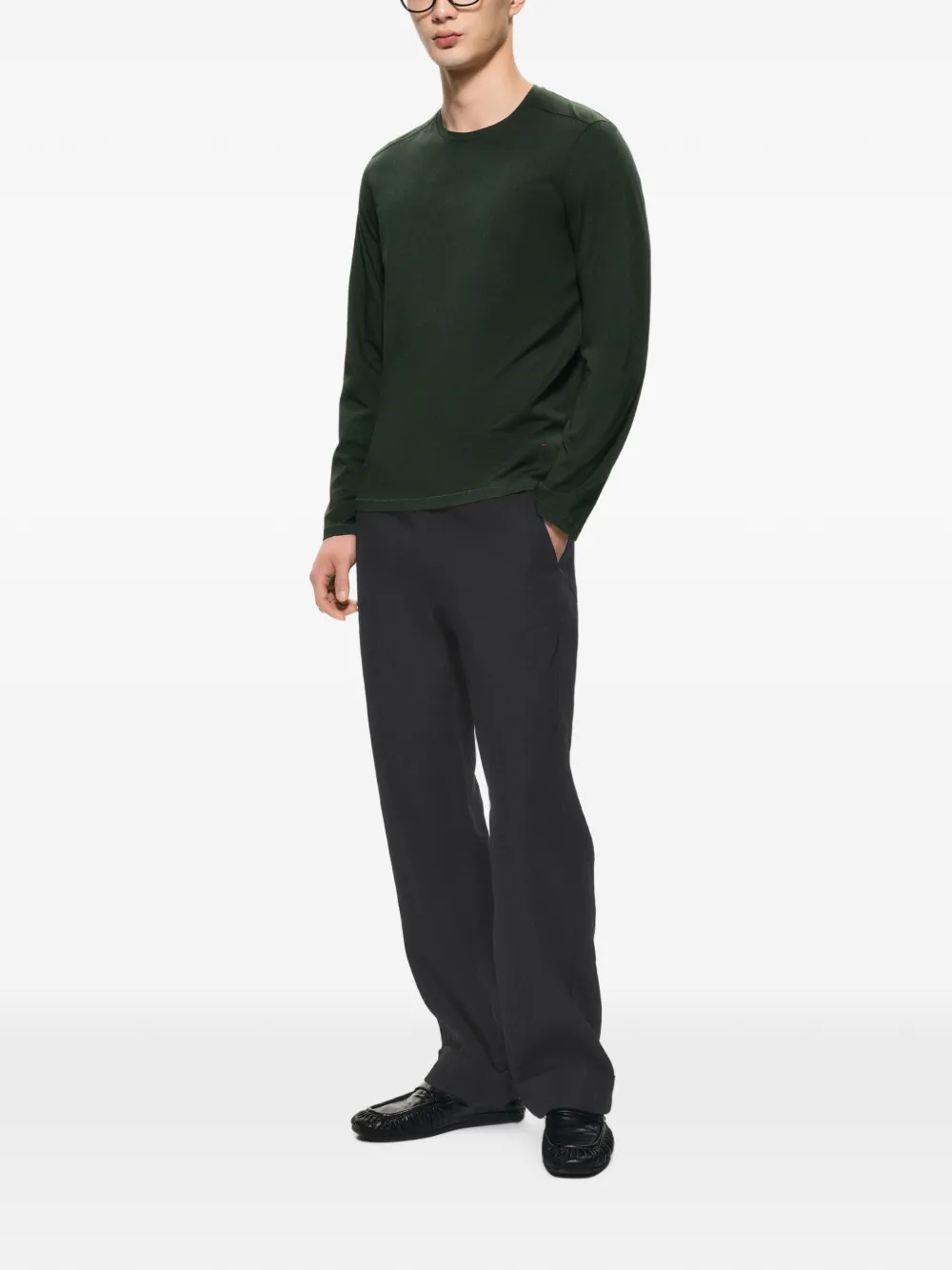 CROQUIS Straight broek Grijs