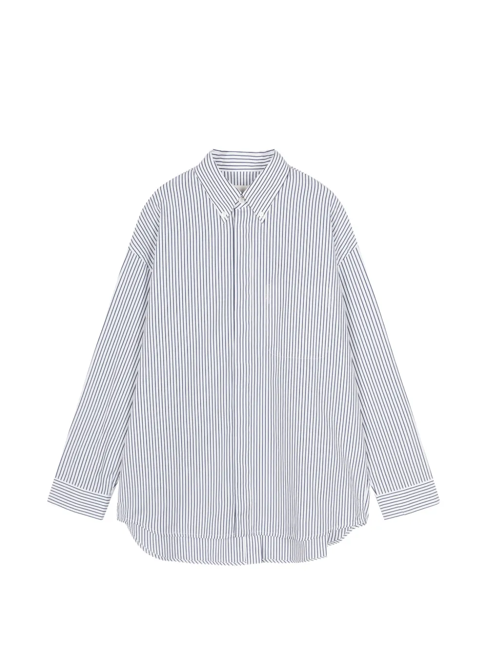 CROQUIS vertical-stripe relaxed-fit shirt