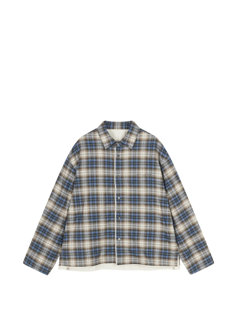 CROQUIS plaid relaxed-fit shirt