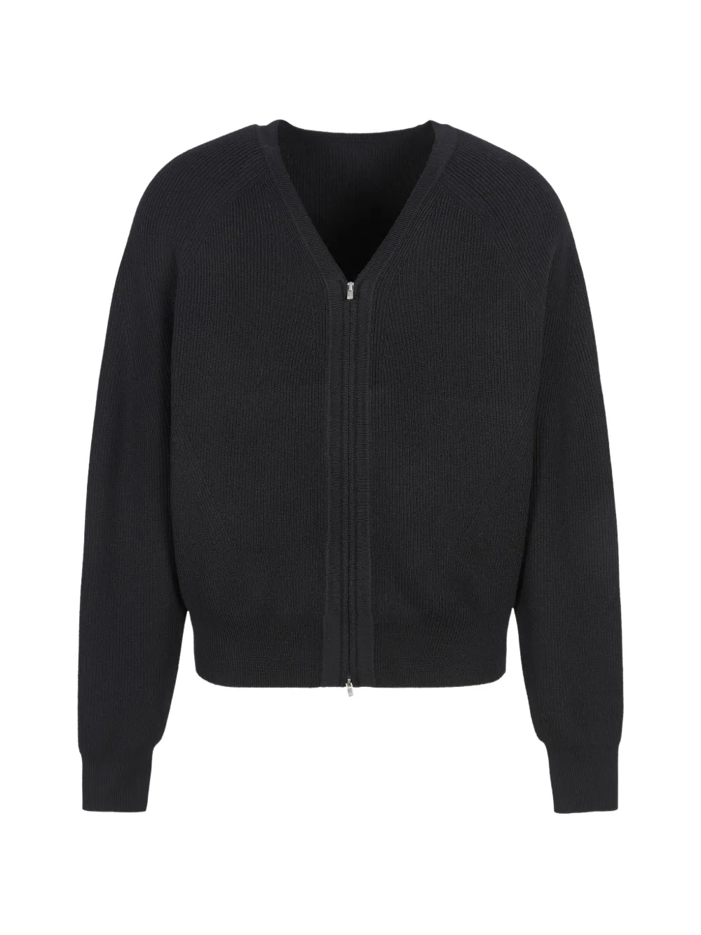 CROQUIS V-neck zip-up cardigan