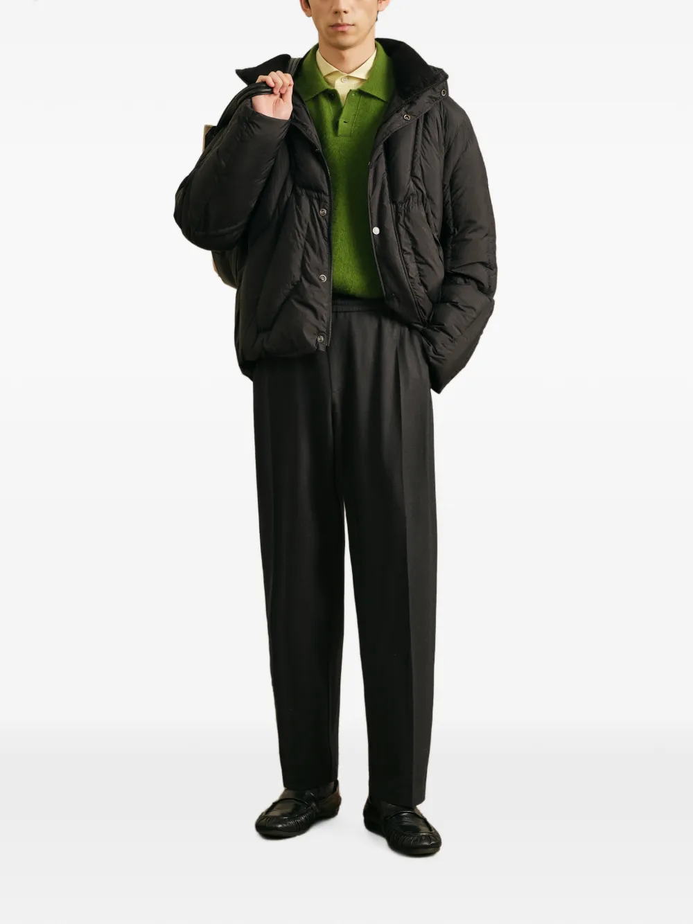 CROQUIS Straight broek Zwart