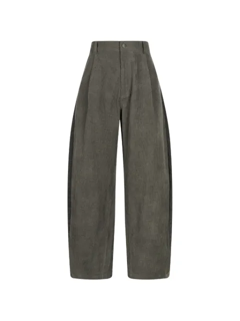 CROQUIS paneled corduroy wide-leg trousers