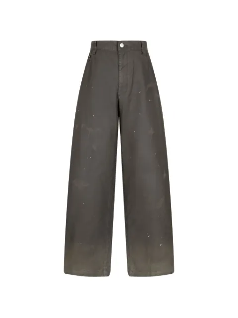 CROQUIS pantalones anchos con efecto cepillado