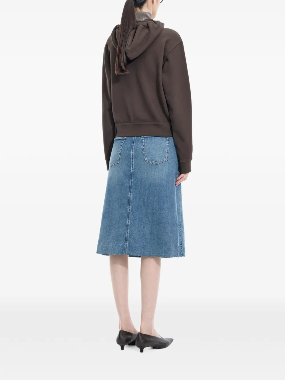 JNBY A-line denim skirt Blauw