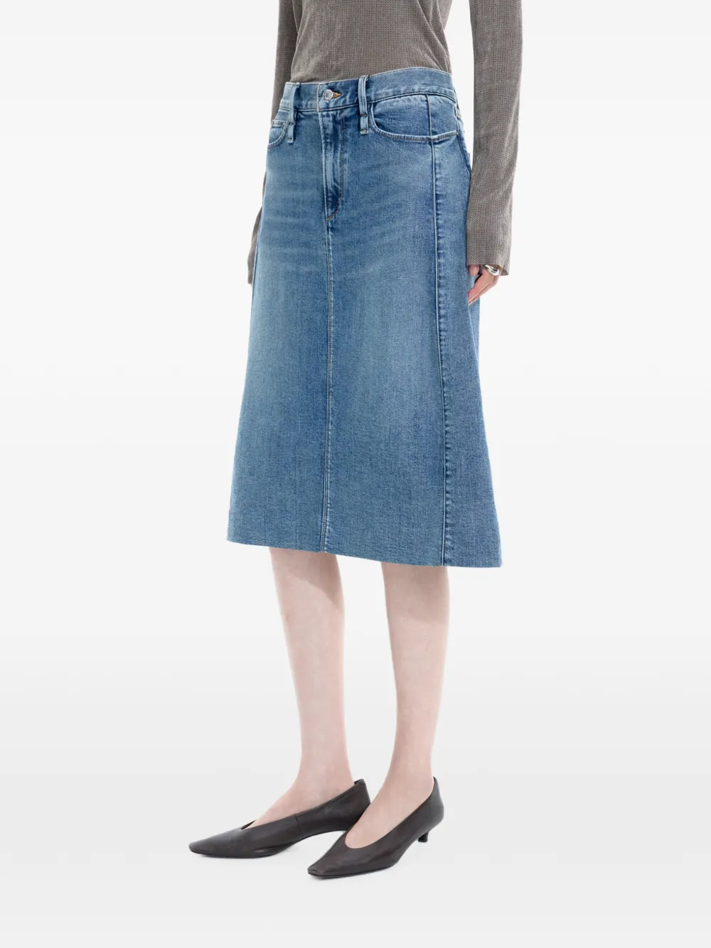 JNBY A-line denim skirt Blauw