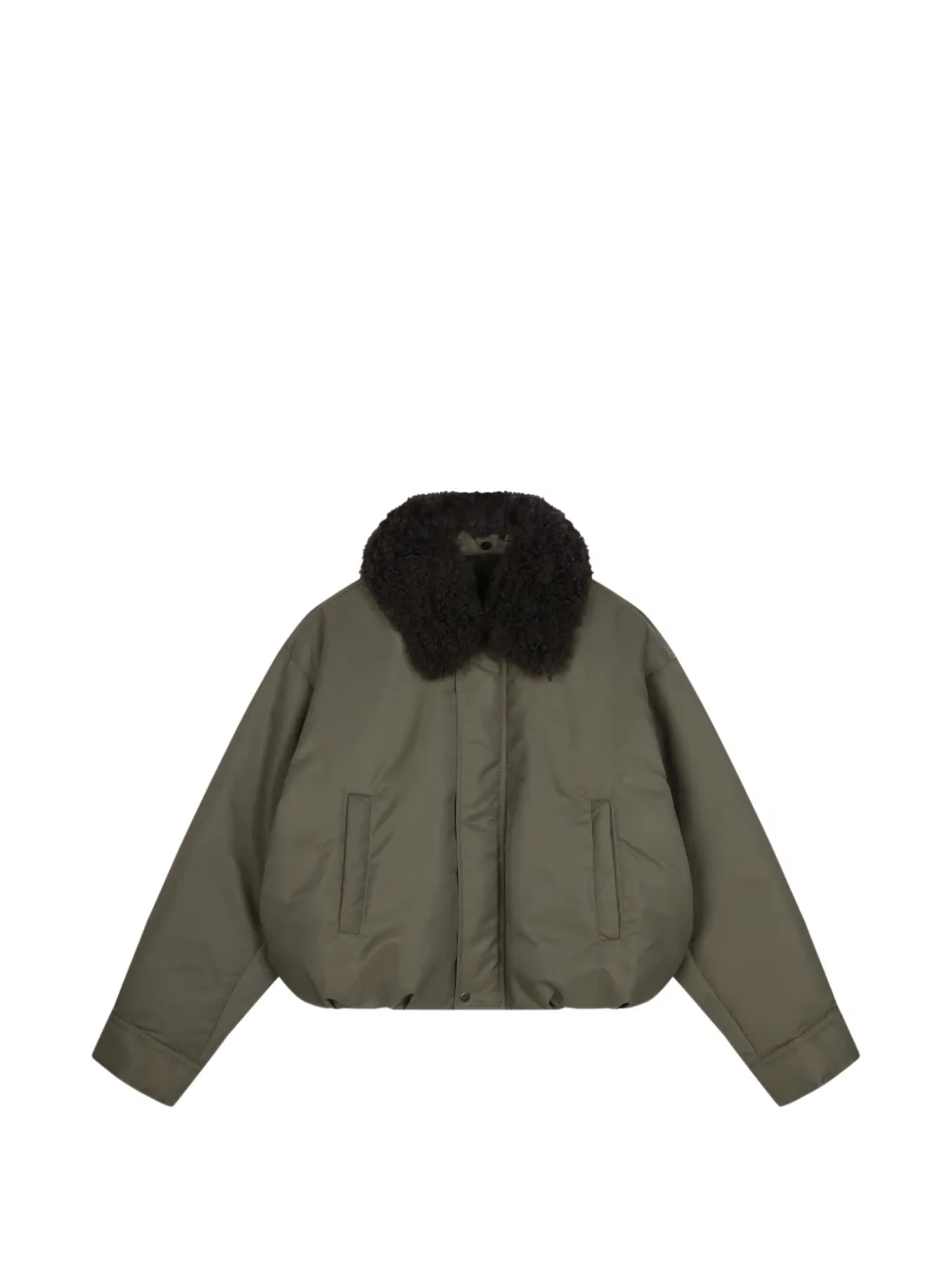 JNBY faux-fur collar puffer jacket