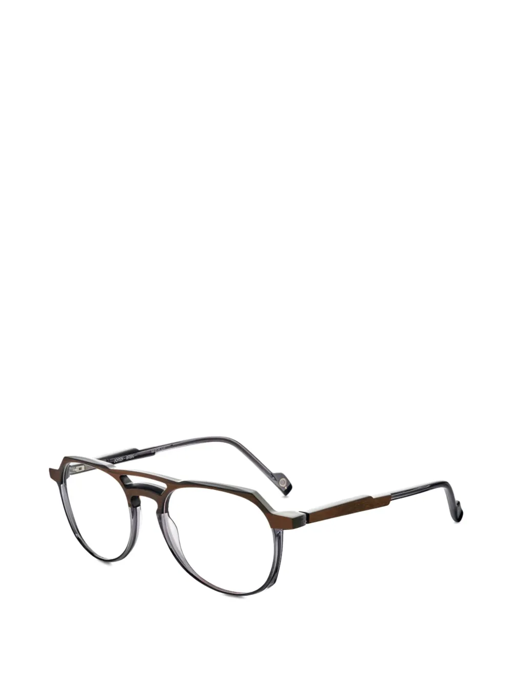 Etnia Barcelona Jordi geometric-frame glasses Bruin