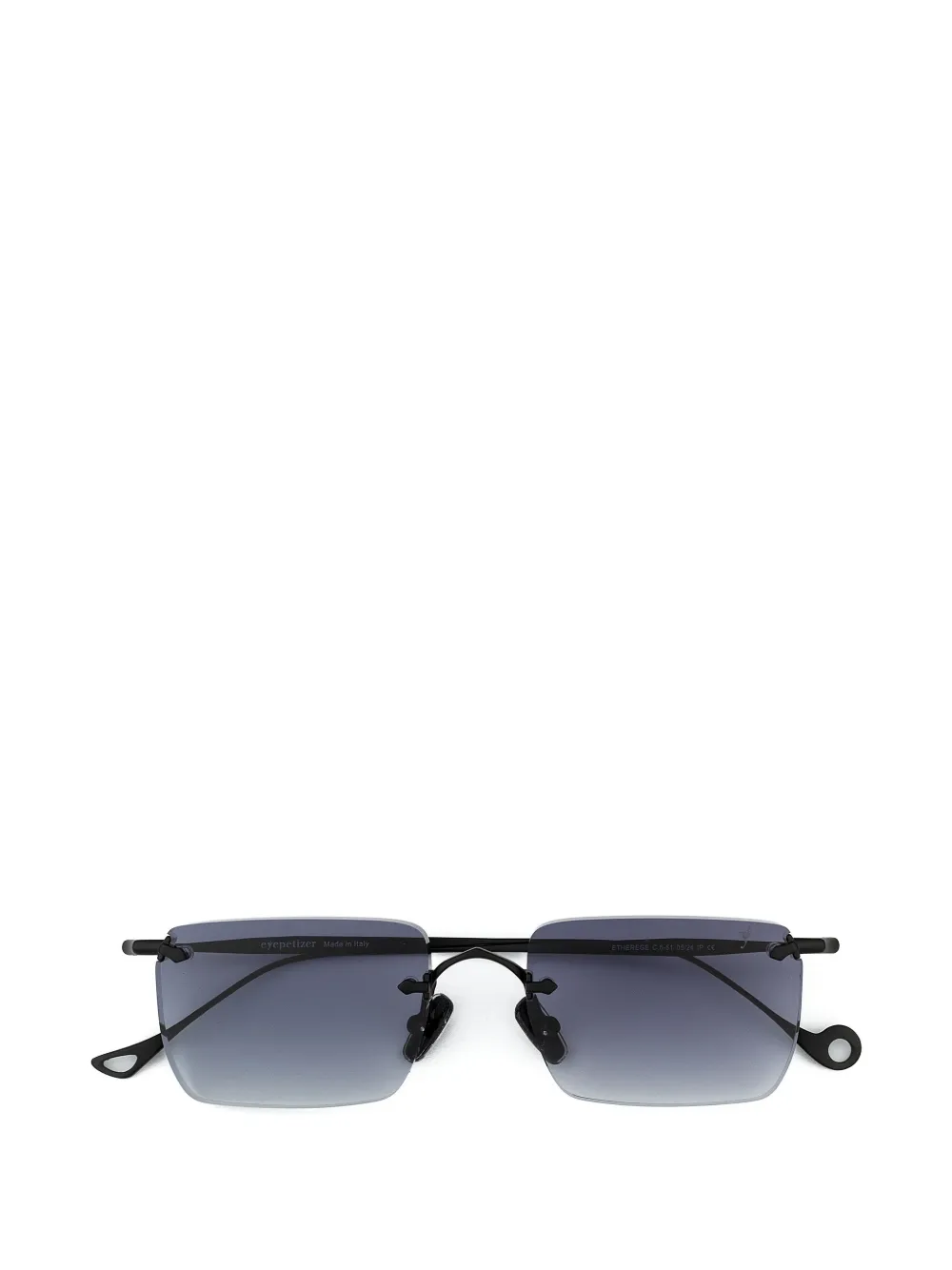 Eyepetizer Etherege square-frame sunglasses - Nero