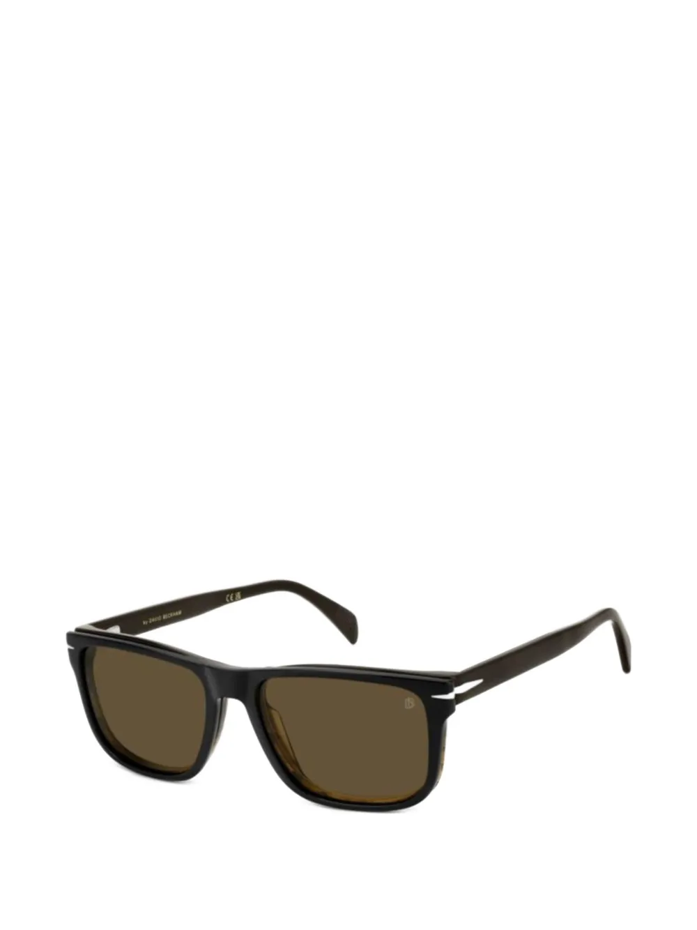 Eyewear by David Beckham rectangle-frame clip-on sunglasses - Schwarz