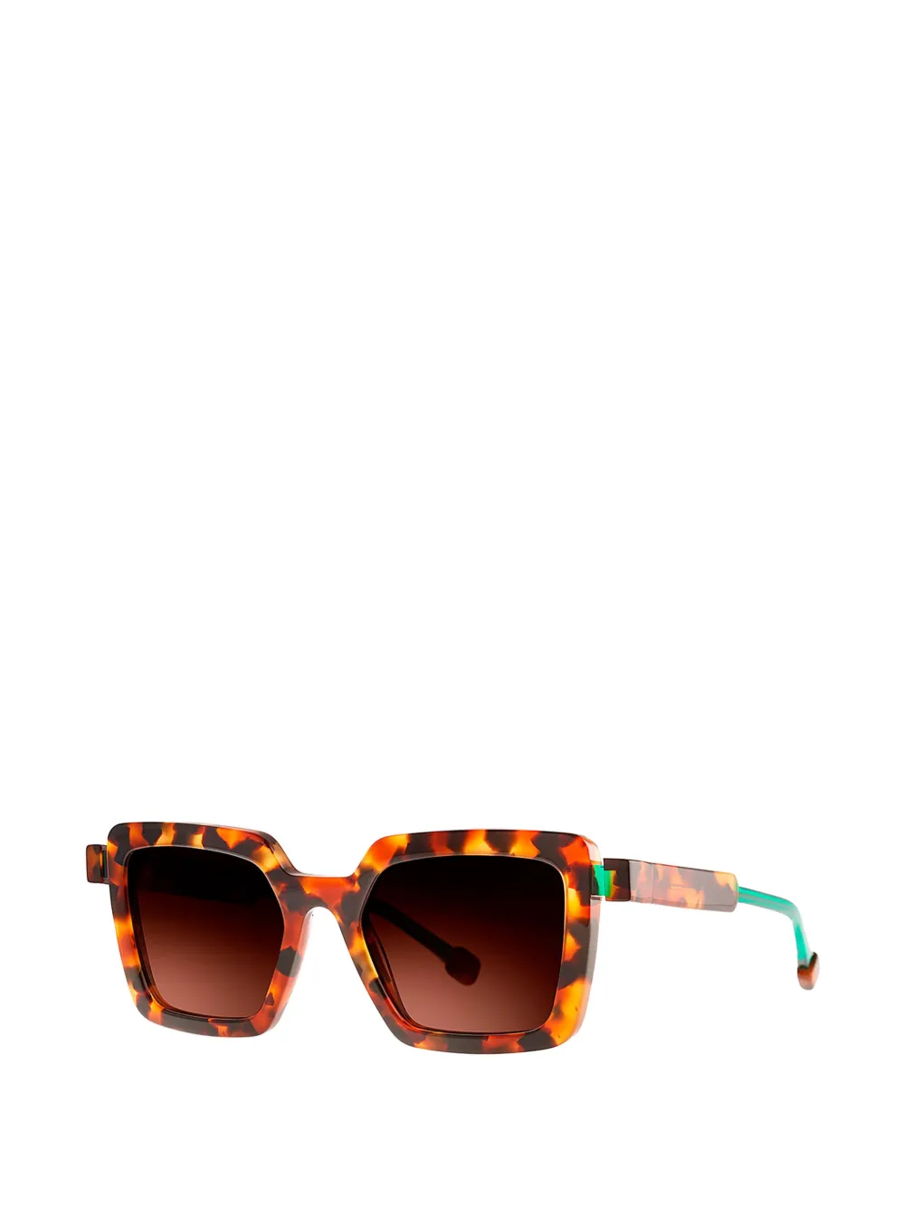 Theo Eyewear Pedal square-frame sunglasses - Braun