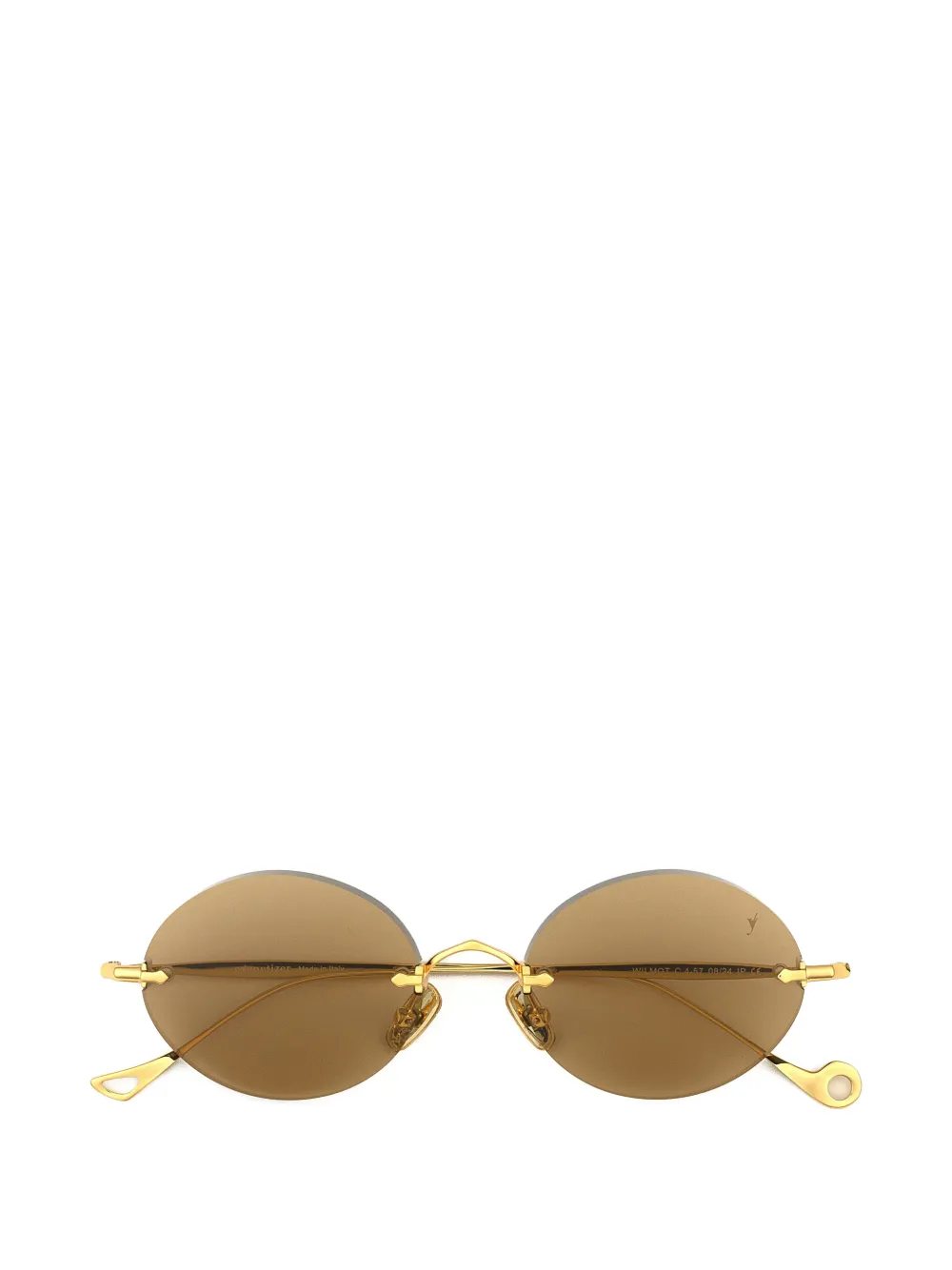 Eyepetizer Wilmot round-frame sunglasses - Gold