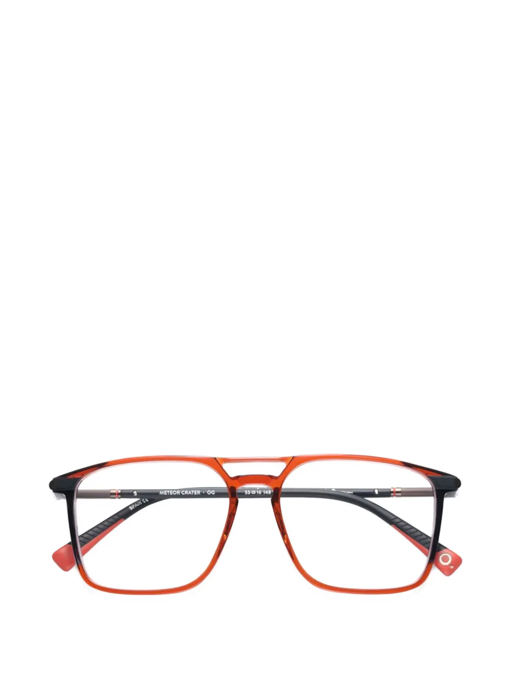 Etnia Barcelona Meteor Crater rectangle-frame glasses Oranje